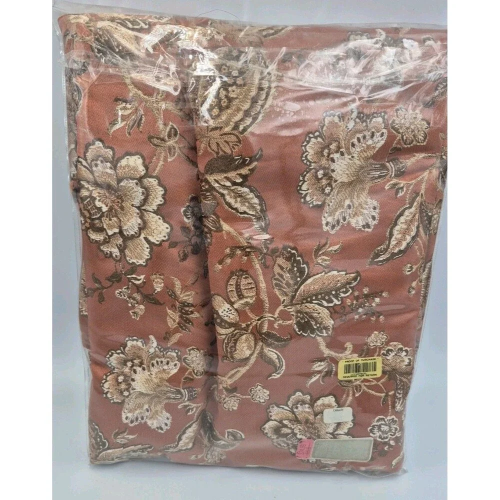 Vntg Waterford Linens Williamsburg Tablecloth  in Copper New Open Box 90